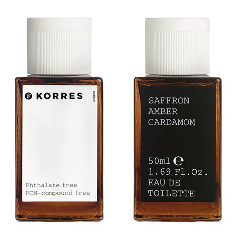 korres saffron amber cardamom eau de toilette